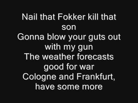Iron Maiden - Tailgunner Lyrics