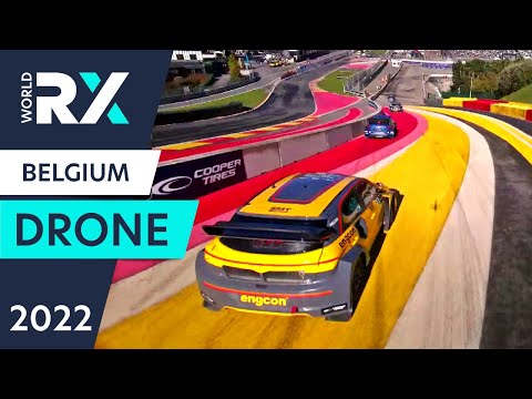 世界ラリークロス ベルギー（スパ・フランコルシャン）ドローンハイライト動画