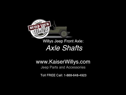 Willys Jeep Front Axle Shafts