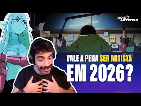 Dois Artistas debatem sobre ser artista em 2026, IA e o futuro do Desenho