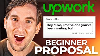 Upwork Cover Letter for total BEGINNERS [FULL TEMPLATE!]