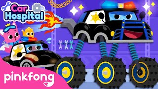 Download lagu 🚨 The Police Monster Truck Is Broken | Car Hospital | Fun Car Songs | Pinkfong  mp3 Download lagu 🚨 The Police Monster Truck Is Broken | Car Hospital | Fun Car Songs | Pinkfong  mp3