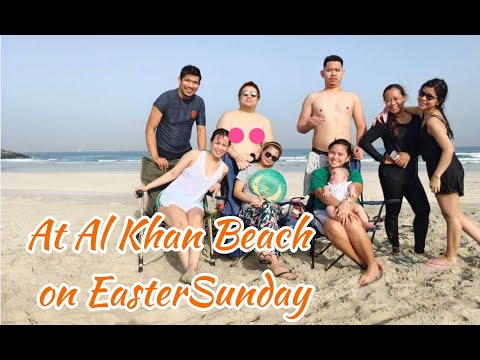 At Al Khan Beach on Easter Sunday / sheila dela ostia