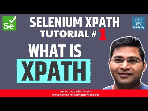 Selenium XPath Tutorial 1 Introduction to XPath | Basic XPath Syntax