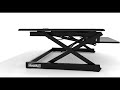 Rocelco DADRB-46 Sit Stand Desk Riser