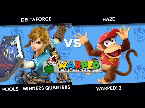 WARPED! 3 - Deltaforce (Link) vs Haze (Diddy Kong) - Pools - Winners Quarters