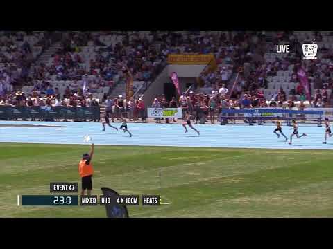 MIXED U10 4X100M HEAT 3 - 2017 SUBWAY STATE RELAY CHAMPIONSHIPS // LAVicTV