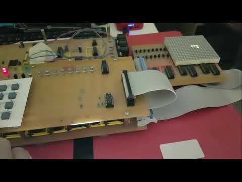 A demonstration of Conway's Game Of Life on a home made Z80 computer.