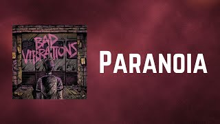 A Day To Remember Paranoia - Lyrics