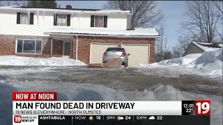 Man found dead on North Olmsted driveway