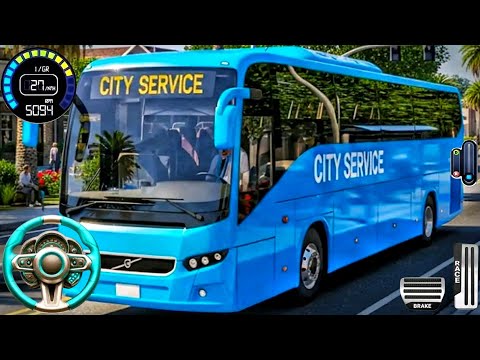 Real Coach Bus Simulator 3D - Bus Offroad Games 2025 - Bus Game Andriod Gameplay