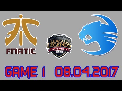 [EU LCS Summer 2017 W9D2] FNC vs ROC Game 1 Highlights | Fnatic vs Roccat