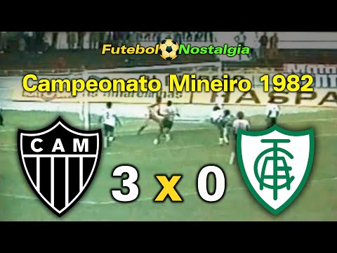 Atlético-MG 3 x 0 América-MG - 03-10-1982 ( Campeonato Mineiro )