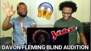 The Voice 2017 Blind Audition - Davon Fleming: "Me and Mr. Jones" (REACTION)