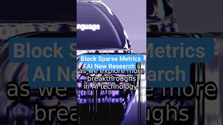 What is new Block Sparse Matrices in AI. And how will it help? #ai #education #learn #aishorts