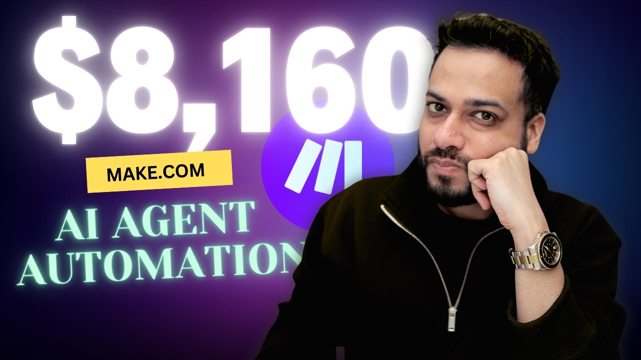 How I made this $8,160 PDF Parser AI Automation Agent (No code, Make.com tutorial)