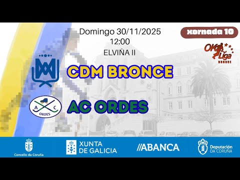 🎥​ CDM hockey patines - AC Ordes [OK Liga Bronce masculina - J10]