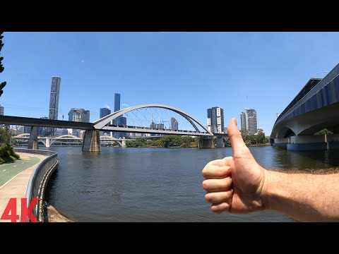 Virtual Walk - Brisbane River Loop(ish), Queensland, Australia [Part 2/2] (4K)
