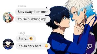 If Isagi and Kaiser Got Locked in a Room for 24 Hours! | Blue Lock Text Story