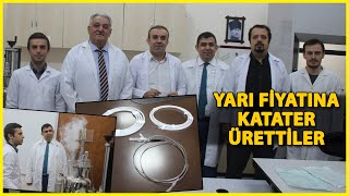 20 bin TL'lik İthal Tıbbi Malzemeyi Yarı Fiyatına Ürettiler