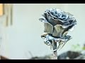 Making a steel rose