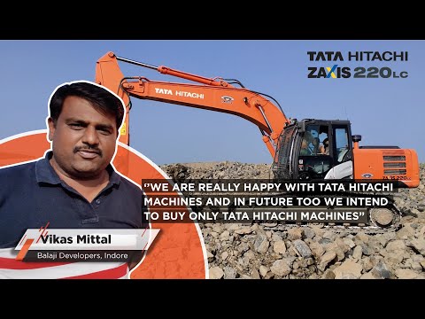 Tata Hitachi ZX 220 LC Construction Excavator, 2,100 rpm