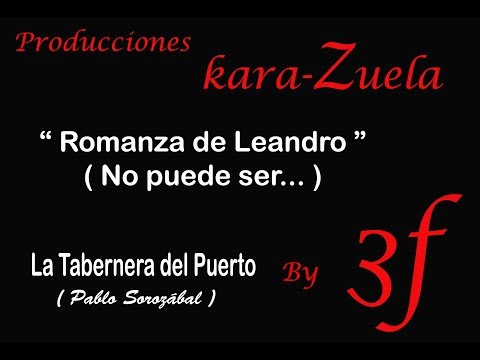 No puede ser (La tabernera del Puerto) Karaoke