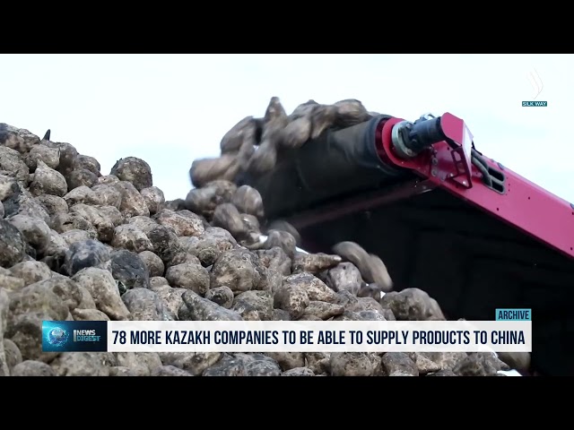 78 more Kazakh companies to be able to supply products to China