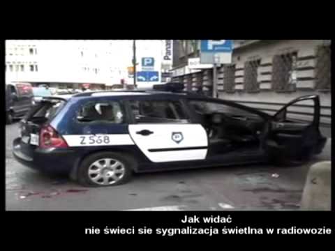 Policja Podpala radiowóz