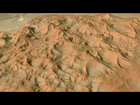 Parque Nacional Namib-Naukluft Namíbia | Renderização de mapa 3D Mapbox