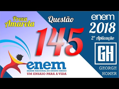 Enem 2018 - Questão 145 - Prova Amarela - 2ª Aplicação