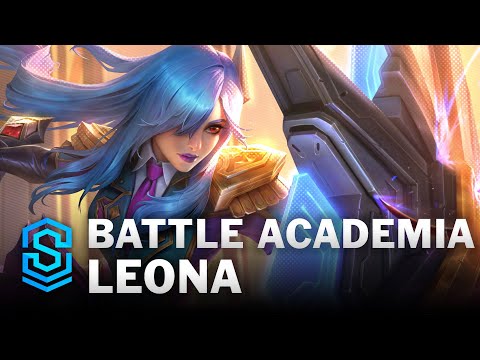 Battle Academia Leona Skin Spotlight - League of Legends