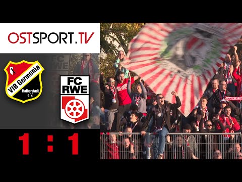 90+3! Erfurt gleicht aus in letzter Sekunde: Halberstadt - Erfurt 1:1 | Regionalliga Nordost