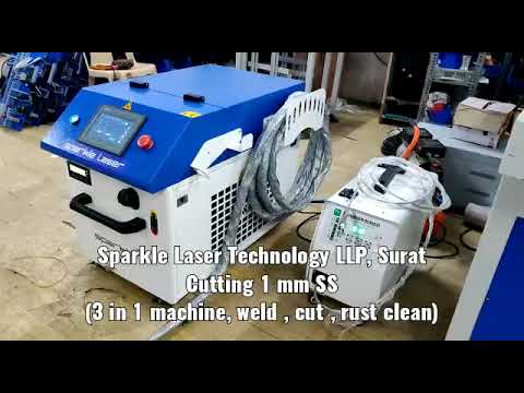 Sparkle Laser Welding Machine on Stainless Steel