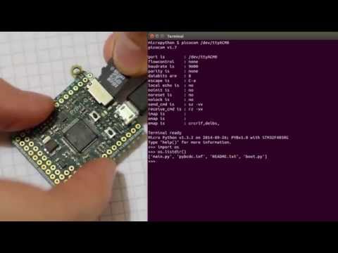 Micro Python pyboard overview