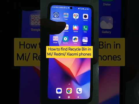 How to find Recycle Bin in Mi/ Redmi/ Xiaomi phones #shorts #mi #tipsandtricks #recyclebin