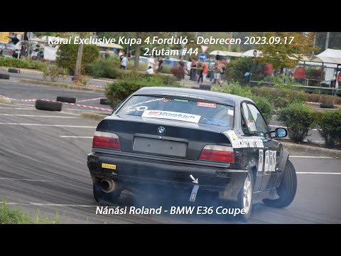Nánási Roland - BMW E36 Coupe Kárai Exclusive Kupa 4.Forduló - Debrecen 2023.09.17. 2.futam #44