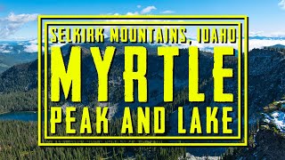 MYRTLE PEAK & LAKE - Selkirk Mountains, Idaho