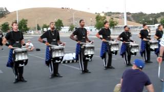 Blue Devils Drumline 2012 in the lot