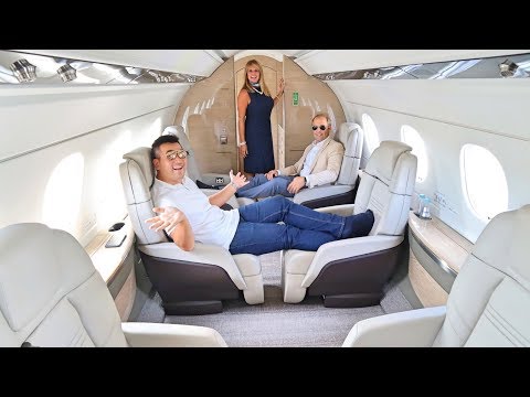 My $17 Million Brand New Private Jet ride - Embraer Praetor 500
