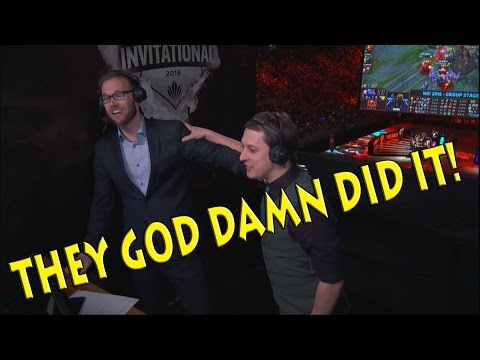 Kobe and PiraTechnics during last teamfight between CLG vs RNG