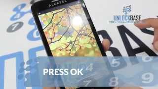 How to Enter Unlock Code in Alcatel One Touch Fierce (OT-7024W)