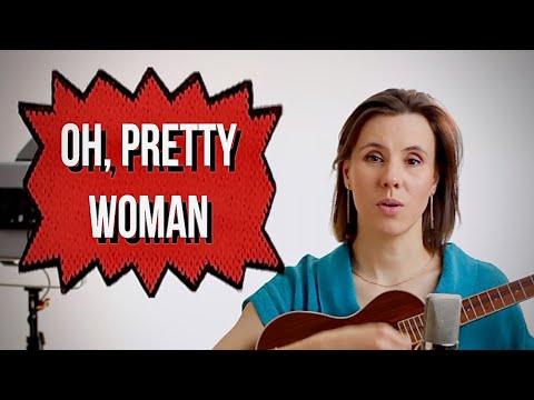Lesson #148 Pretty woman / learn English / Ukulele / Sing