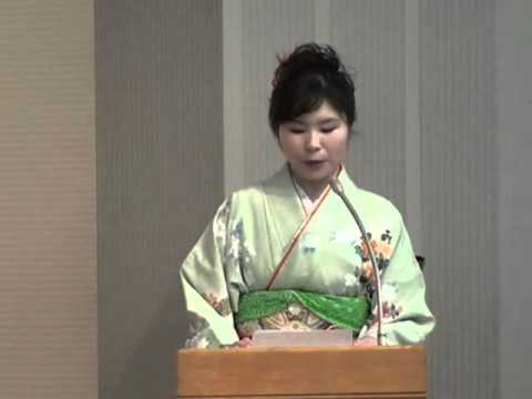 2009年度　学位授与式　卒業生スピーチ