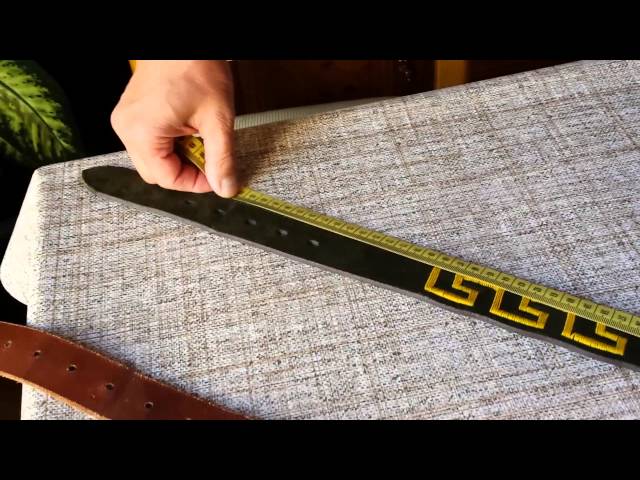 Vídeo relacionado con Vascavi G1-VL Cinturón, 95 cm. Longitud Total: 105 cm, Talla única para Hombre