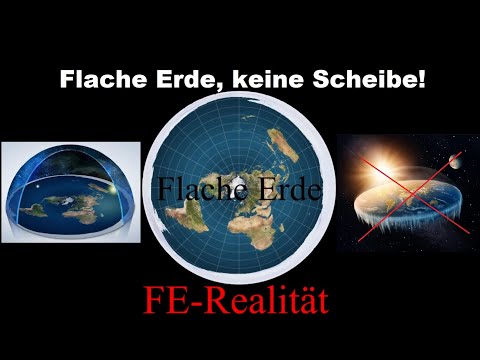 Flache Erde Realität, keine Scheibe 📢🐑