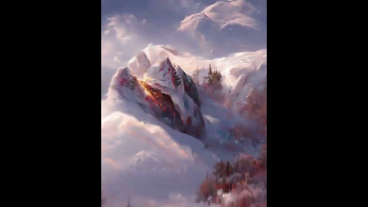 Endless mountains 🗻 | Animated AI Art