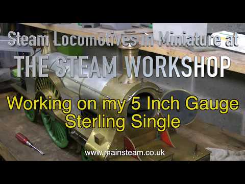 WORKING AT THE STEAM WORKSHOP - MY STIRLING SINGLE