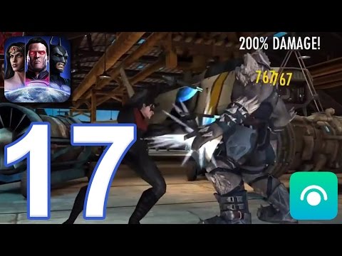 Injustice: Gods Among Us - Gameplay Walkthrough Part 17 - Battle 21  - Boss Doomsday (iOS, Android)
