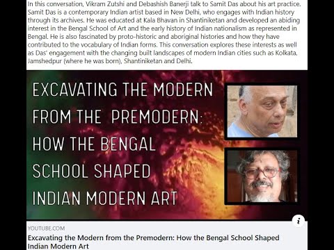 Excavating the Modern from the Premodern  How the Bengal School Shaped Indian Modern Art 360p